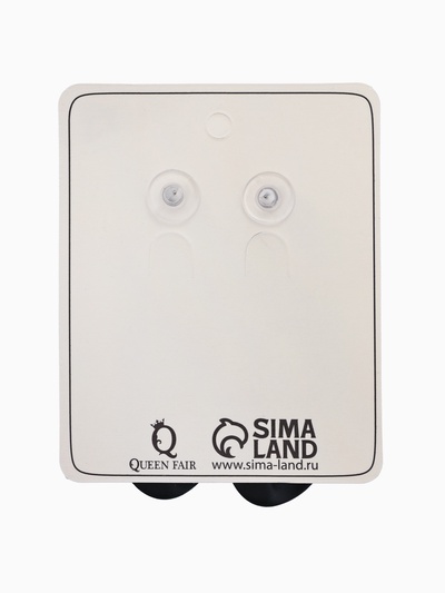 Серьги пластик «Цепь», восторг, малая, чёрные