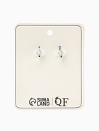 Серьги-кольца "Боттега" тройные, d=3,5, цвет чёрный - фото 809515813