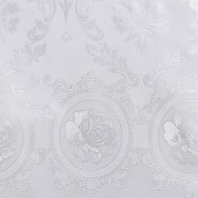 Клеёнка на стол, на тканевой основе, ширина 137 см, рулон 20 метров, толщина 0.25 мм, цвет белый