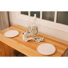 Салфетка сервировочная на стол Доляна «Мэг», 25×25 см, белая - Фото 6