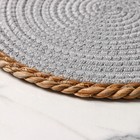 Салфетка сервировочная на стол Доляна «Мэг», 30×30 см, цвет голубой 5058266