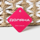 Корзина для хранения плетёная ручной работы Доляна «Айка», 24×14×11 см, цвет бежевый - Фото 6