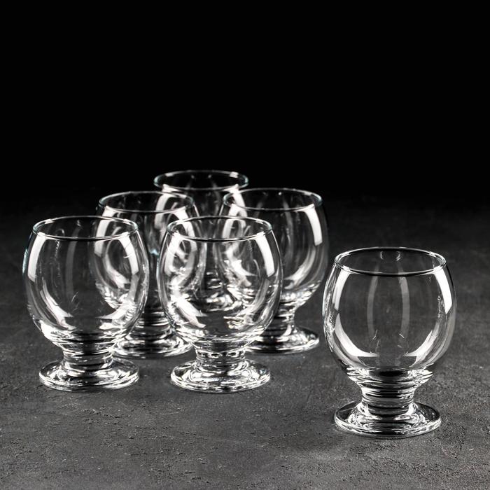 Набор стеклянных бокалов для коньяка Bingo, 285 мл, 6 шт - фото 1908599268