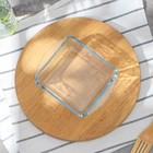 Кастрюля квадратная для запекания из жаропрочного стекла Borcam, 1 л - фото 4313033