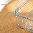 Кастрюля квадратная для запекания из жаропрочного стекла Borcam, 1 л - Фото 3