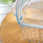 Форма для выпечки запекания из жаропрочного стекла Borcam, 3 л - Фото 4