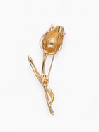 Брошь «Цветок» тюльпан пионовидный, цвет бело-розовый в золоте - Фото 2