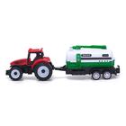 Трактор инерционный «Сельхозтехника» с прицепом, в пакете - фото 31567550