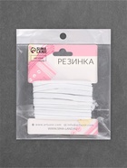 Резинка вязаная, 5 мм, 3.8 м, белая - Фото 4