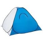 Палатка самораскрывающаяся, дно на молнии, 2 х 2 м, цвет бело-голубой (PR-D-TNC-038-2) - Фото 2