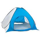 Палатка самораскрывающаяся, дно на молнии, 2 х 2 м, цвет бело-голубой (PR-D-TNC-038-2) - Фото 3
