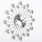 Часы настенные, серия: Ажур, "Лучики", плавный ход, d-35 см, циферблат 13 см - Фото 2