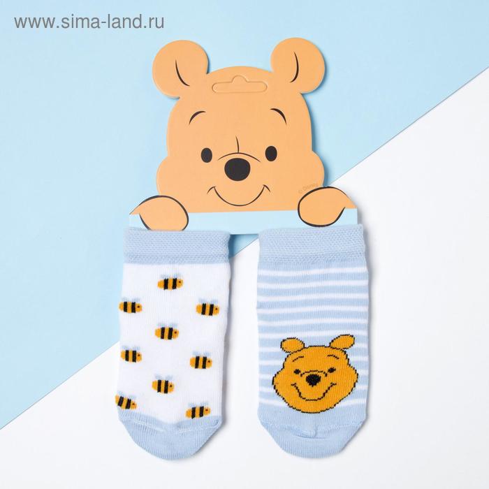 

Набор носков Медвежонок Винни, 2 пары, 12-14 см