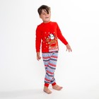 Пижама детская, цвет красный, рост 134 см - Фото 2