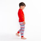 Пижама детская, цвет красный, рост 134 см - Фото 3