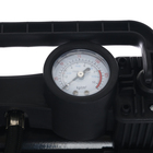 Компрессор автомобильный двухпоршневой, 12 В, фонарь, 25 л/мин, сумка, черный - Фото 4