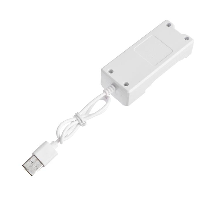 Зарядное устройство Luazon UC-26, для 2-х аккум. АА или ААА, USB, ток заряда 250 мА, белое - фото 51597556
