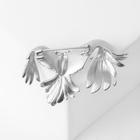 Брошь «Орёл», цвет матовое серебро - Фото 2