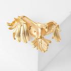 Брошь «Орёл», цвет матовое золото - Фото 1