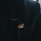 Брошь «Орёл», цвет матовое золото - Фото 2