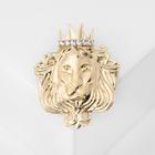 Брошь «Лев» герб, цвет золото - Фото 1