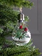 Ёлочный шар «Еловая ветка», 5 LED, от батареек, свечение тёплое белое - Фото 5