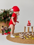 Боди детское «Крошка Я. Первый НГ», рост 62-68 см, красное - Фото 3