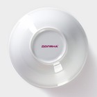 Тарелка керамическая глубокая Доляна «Котик», 400 мл, d=15 см, цвет белый - фото 9111559