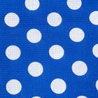 Простыня вафельная для бани Экономь и Я «Горох» 150х180 см, цвет синий, 150 гр/м2, 100% хлопок - Фото 2