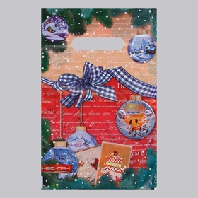 Пакет «Открытка», полиэтиленовый с вырубной ручкой, 20?30 см (комплект 100 шт)