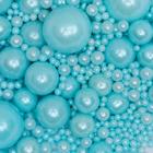 Посыпка микс «Шарики» 2-8 мм, голубая, 50 г - Фото 2