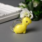 Фонарик брелок для ключей на кольце «Динозаврик-малыш», мигает 3.5×2×3.5 см, МИКС - Фото 2