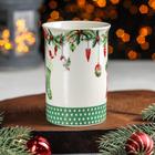 Кружка фарфоровая Доляна «Сапожки», 300 мл - Фото 2