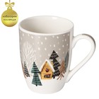Кружка фарфоровая Доляна «Новый год. Простоквашино», 350 мл - Фото 1