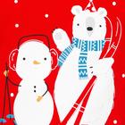Боди с длинным рукавом Крошка Я "Happy winter", рост 68-74 см, цвет красный - Фото 4