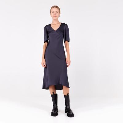 Платье миди женское MINAKU: Silk Pleasure, графит, размер 44