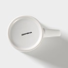 Кружка Доляна «Колибри», 380 мл, фарфор, цвет белый - Фото 4