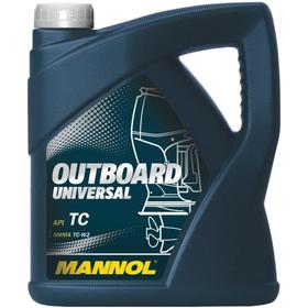 Масло моторное MANNOL 2T мин. Outboard Universal, 4 л 3946767