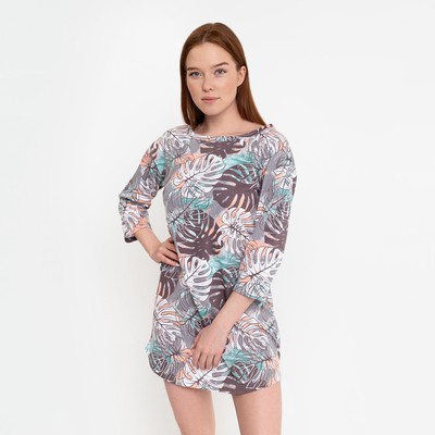 Туника женская «Мираж» цвет кофейный, размер 44