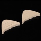 Вставки для уменьшения размера обуви, регулируемые, 7×3 см, пара, бежевые - Фото 2