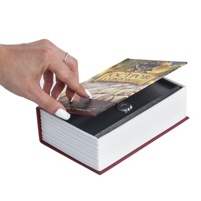 Шкатулка-книга сейф «Остров сокровищ», с замком и ключами, 5.5×11.5×18 см