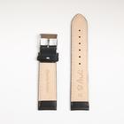 Ремешок для часов, мужской, 20 мм, запряжник 75 мм, горт 115 мм, натуральная кожа, чёрный - Фото 3