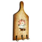 Крючки декоративные "Незабудки на разделочной доске" 23,5х14 см - Фото 2