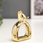 Фигурка керамика держатель для салфеток «Воробушек», медь, 7.5×5.8×2.2 см - Фото 2