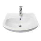 Раковина SANITA «Аттика 50», с отверстием под смеситель, белый - Фото 2