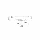 Раковина SANITA «Аттика 50», с отверстием под смеситель, белый - Фото 8