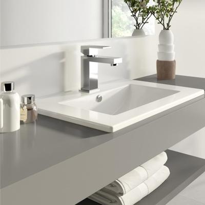 Раковина SANITA LUXE Quadro 90 мебельный, белый