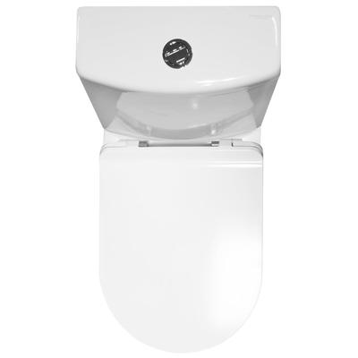 Унитаз-компакт Next Slim SL DM, 2 режима, дюропласт с микролифтом тонкое, белый