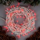 УЦЕНКА Гирлянда «Нить», 20 м, IP20, 200 LED, 220 В, 8 режимов, белая нить, свечение красное 5374128 - фото 3627164