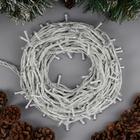 УЦЕНКА Гирлянда «Нить» 20 м, IP20, 200 LED, 220 В, 8 режимов, белая нить, свечение красное - Фото 2